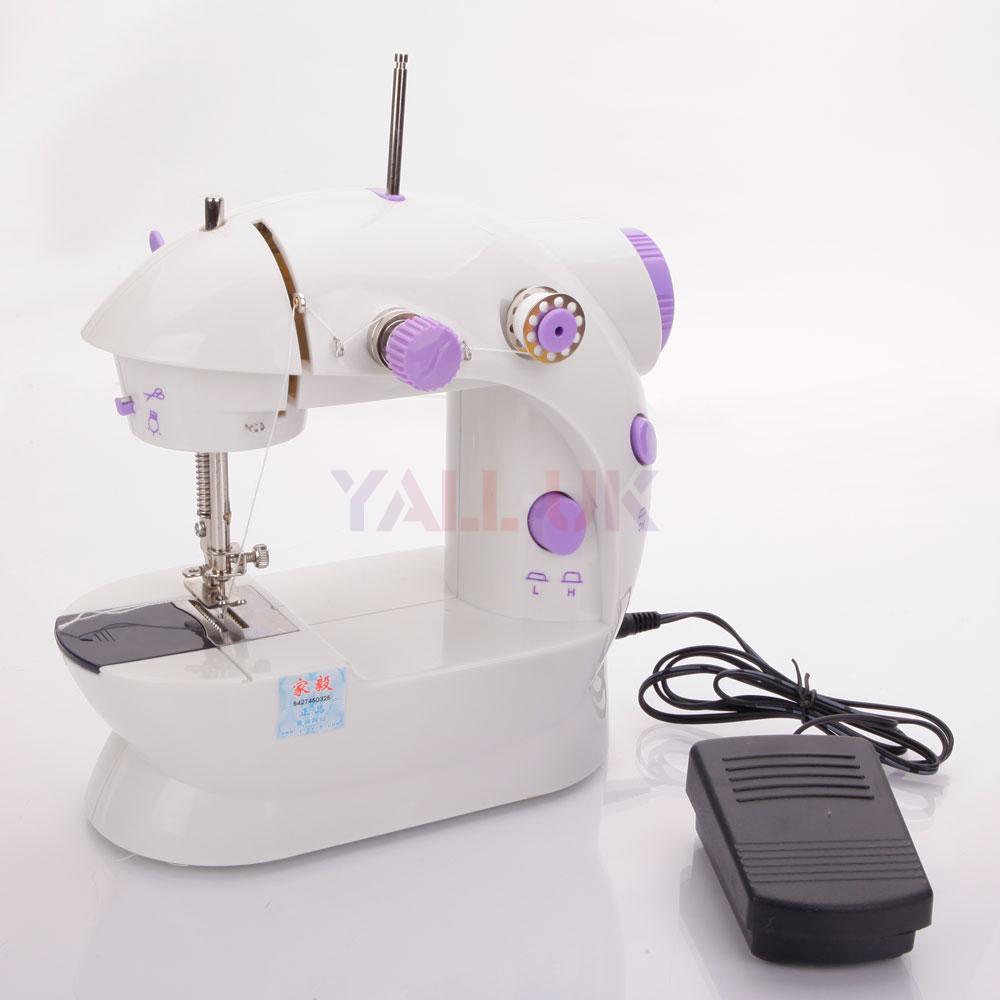 JYSM202 LED Mains Battery Powered Portable Handheld Mini Stitch Sewing